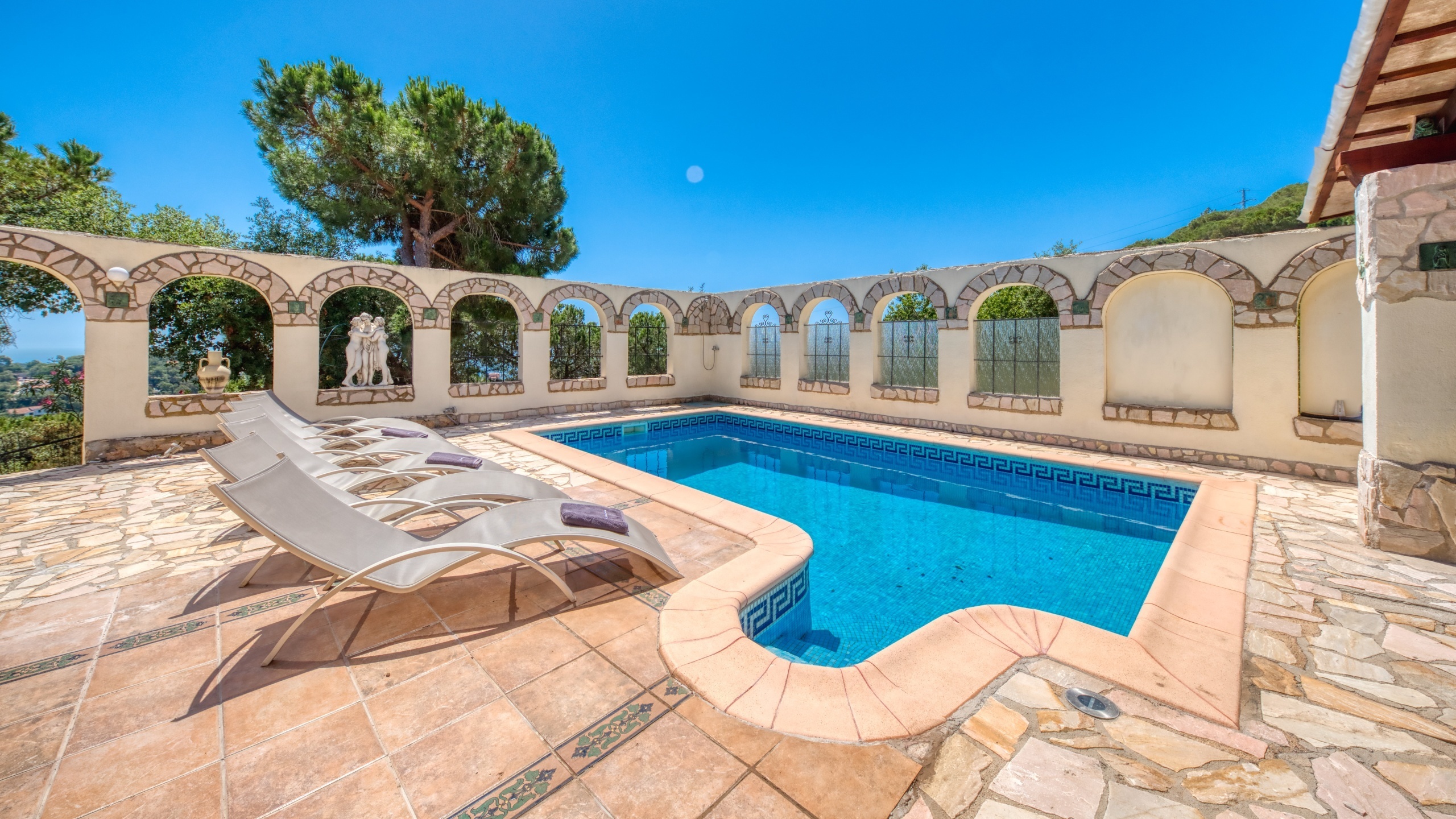 Vakantievilla's Costa Brava Spanje - Villa Panorama - Zwembad