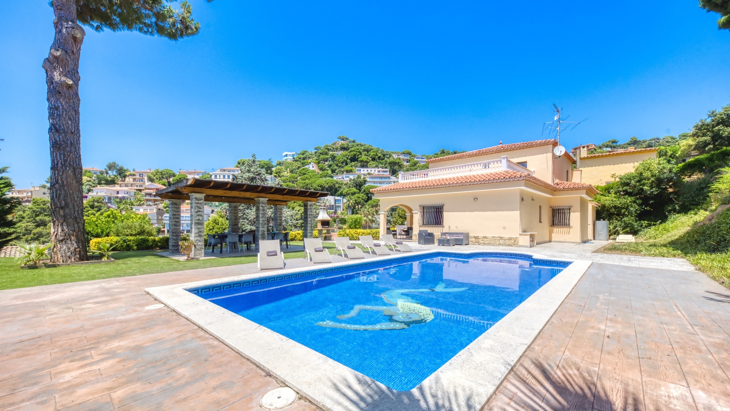 Vakantievilla's - Costa Brava - Spanje - Villa Paris - Zwembad