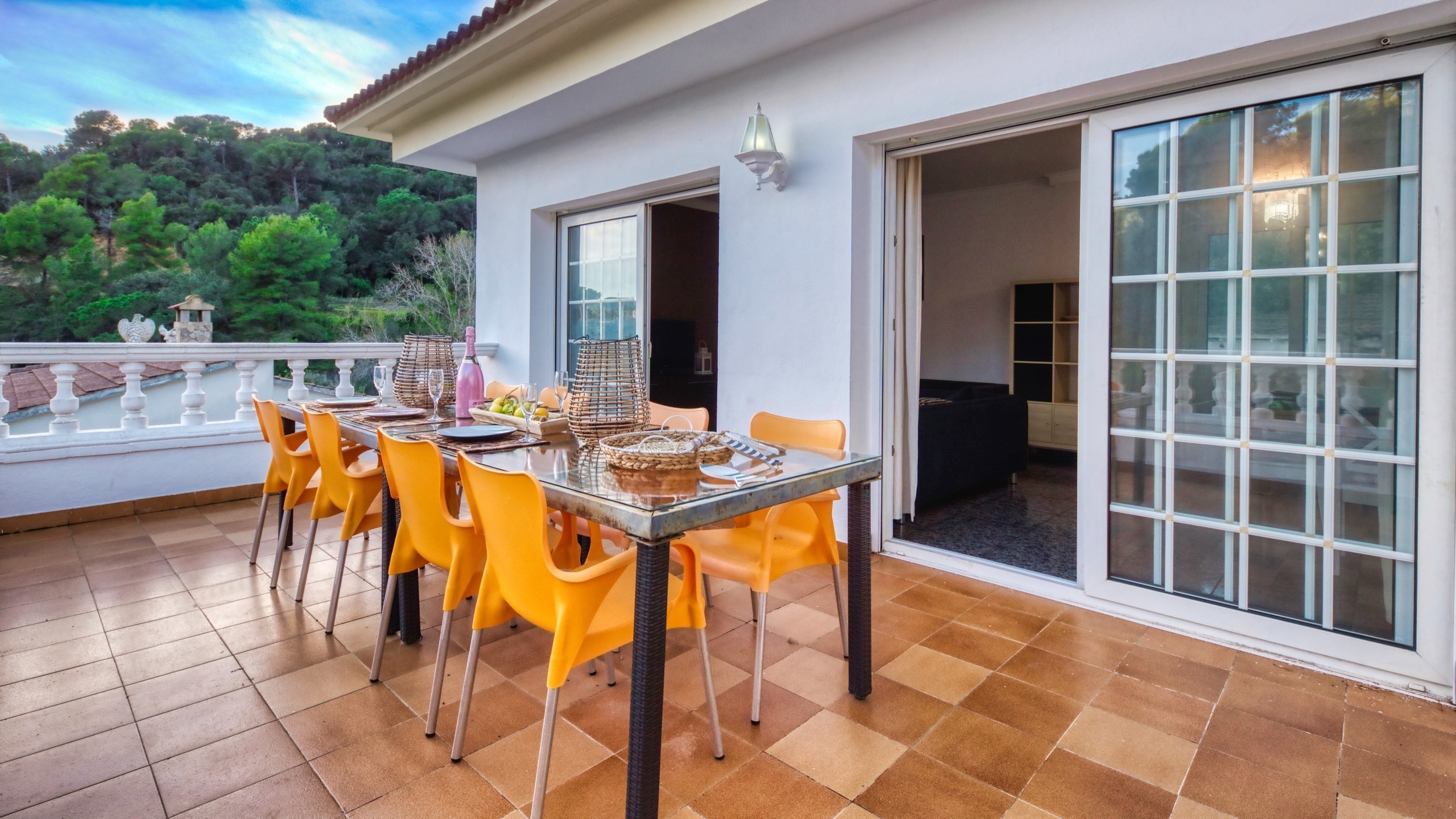 Vakantievilla's Costa Brava Spanje - Villa Rosa - Terras