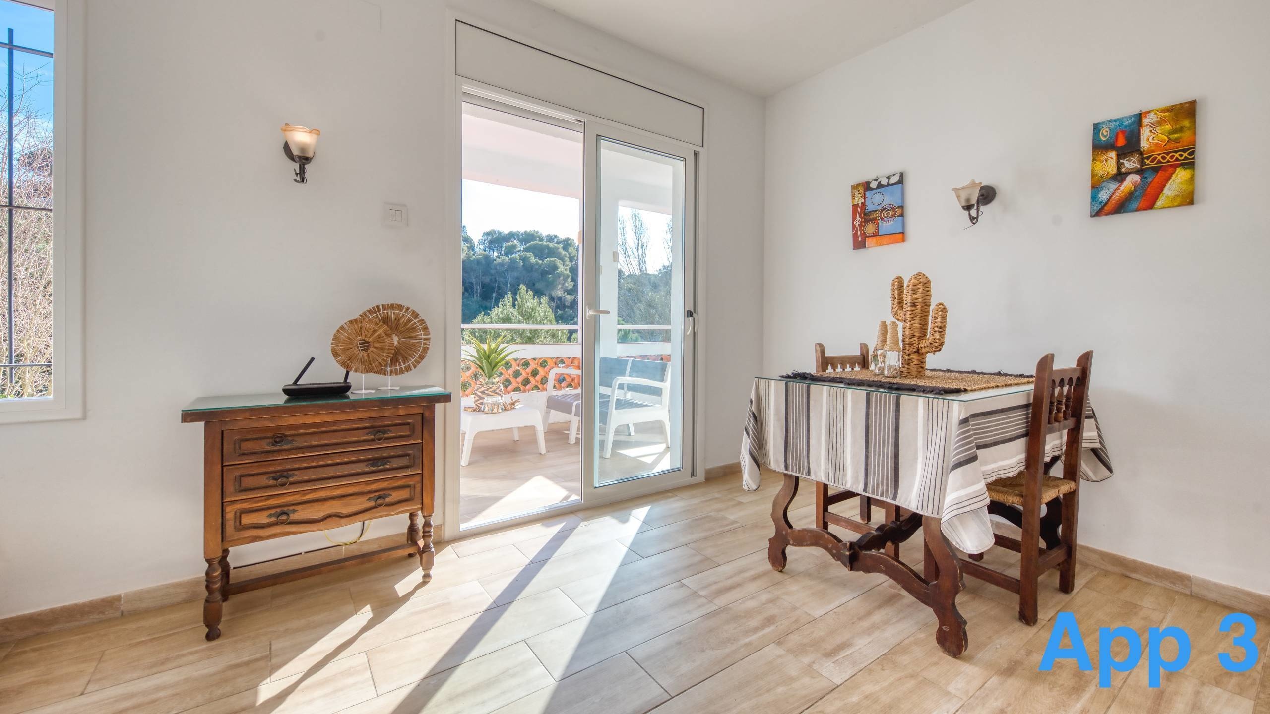 Vakantievilla's Costa Brava Spanje - Villa Pilar - Eethoek
