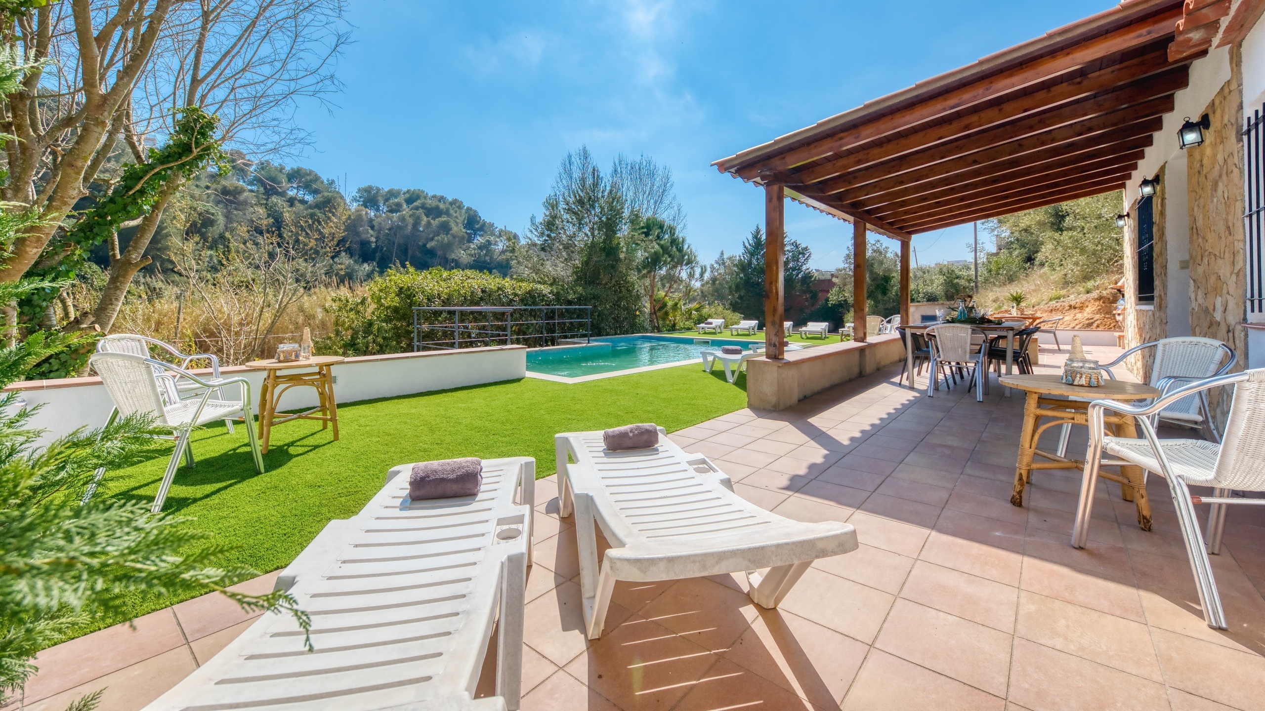 Vakantievilla's Costa Brava Spanje - Villa Pilar - Ligbedden