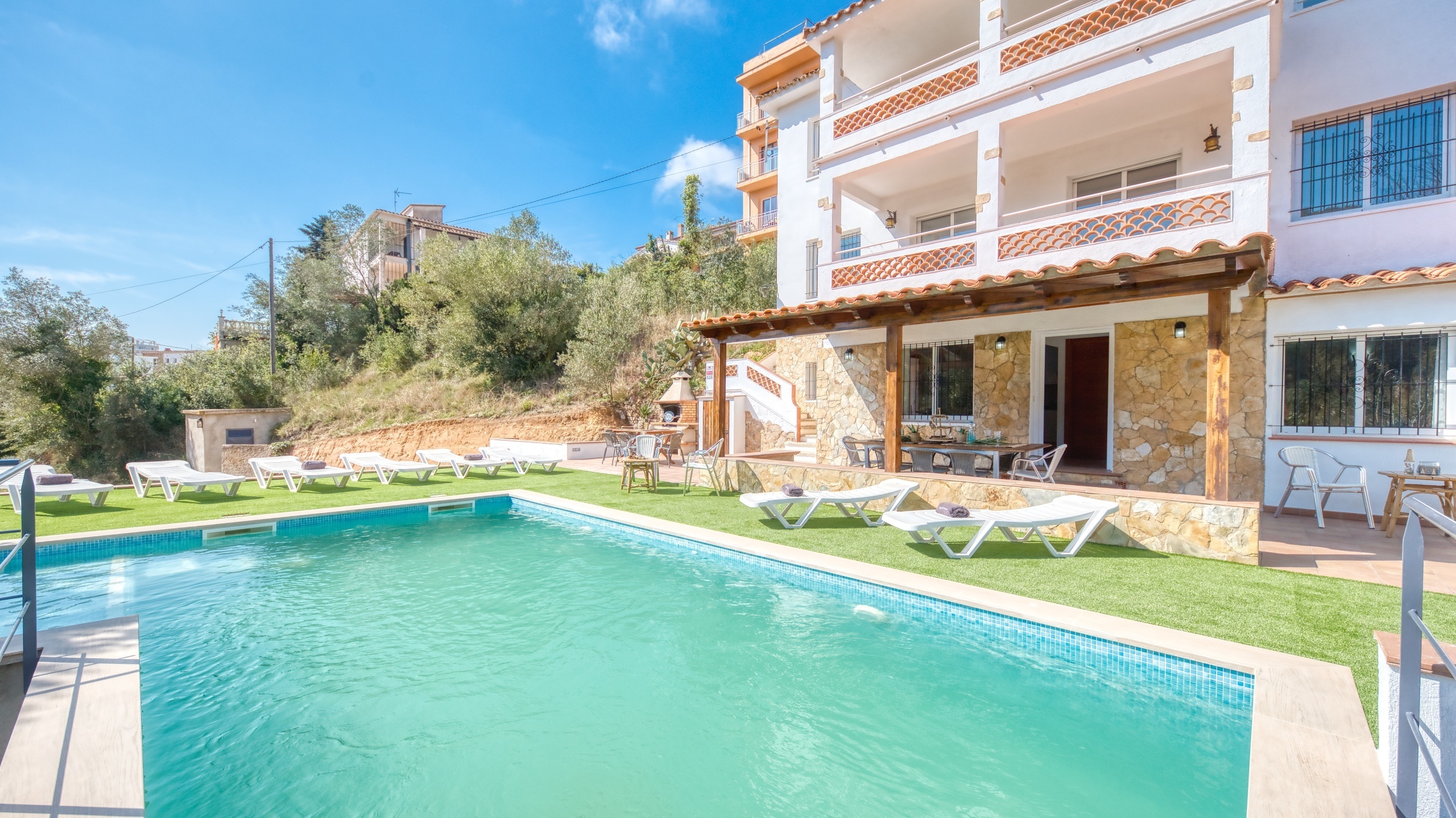 Vakantievilla's Costa Brava Spanje - Villa Pilar - Zwembad