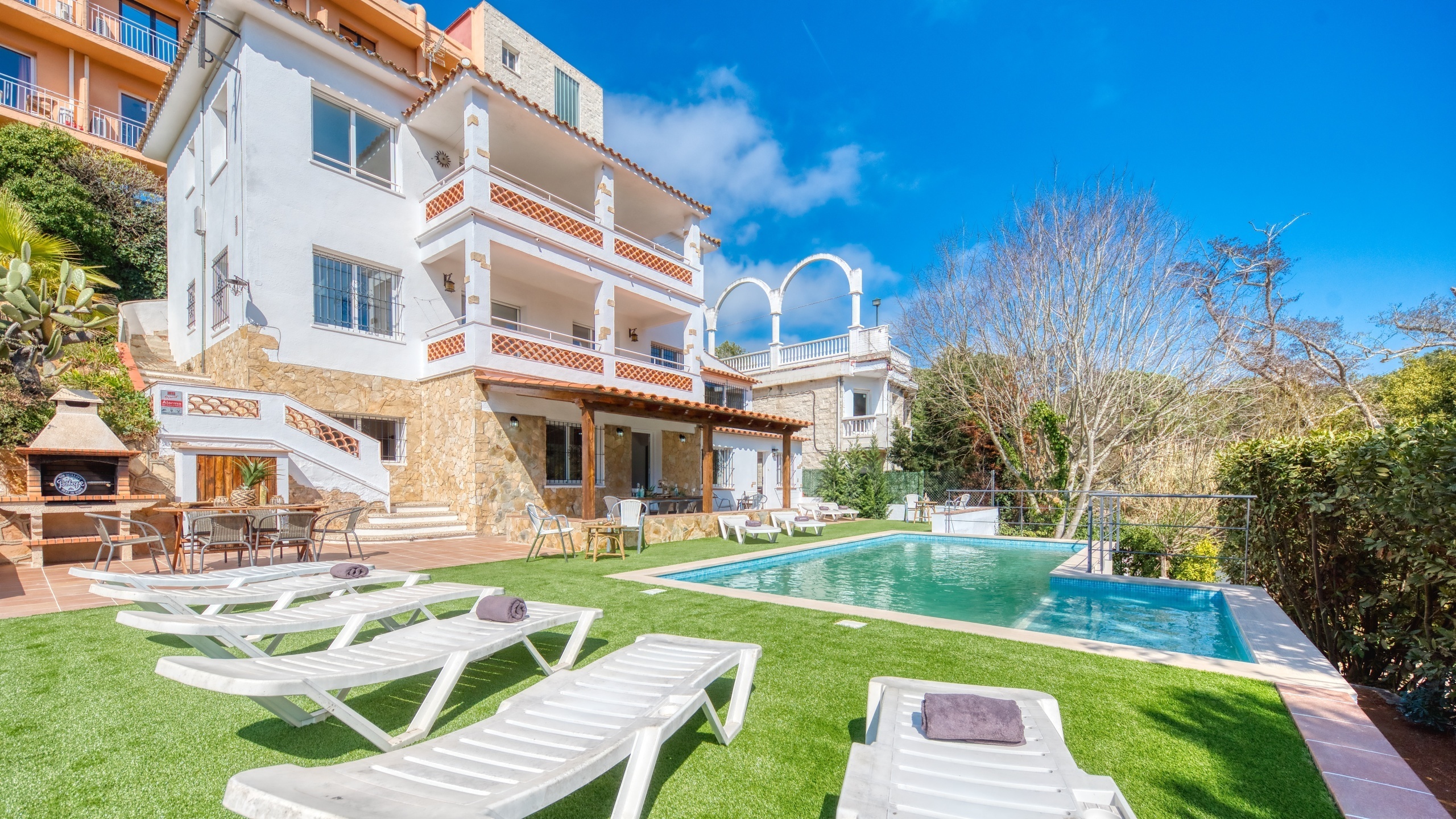 Vakantievilla's Costa Brava Spanje - Villa Pilar - Ligbedden