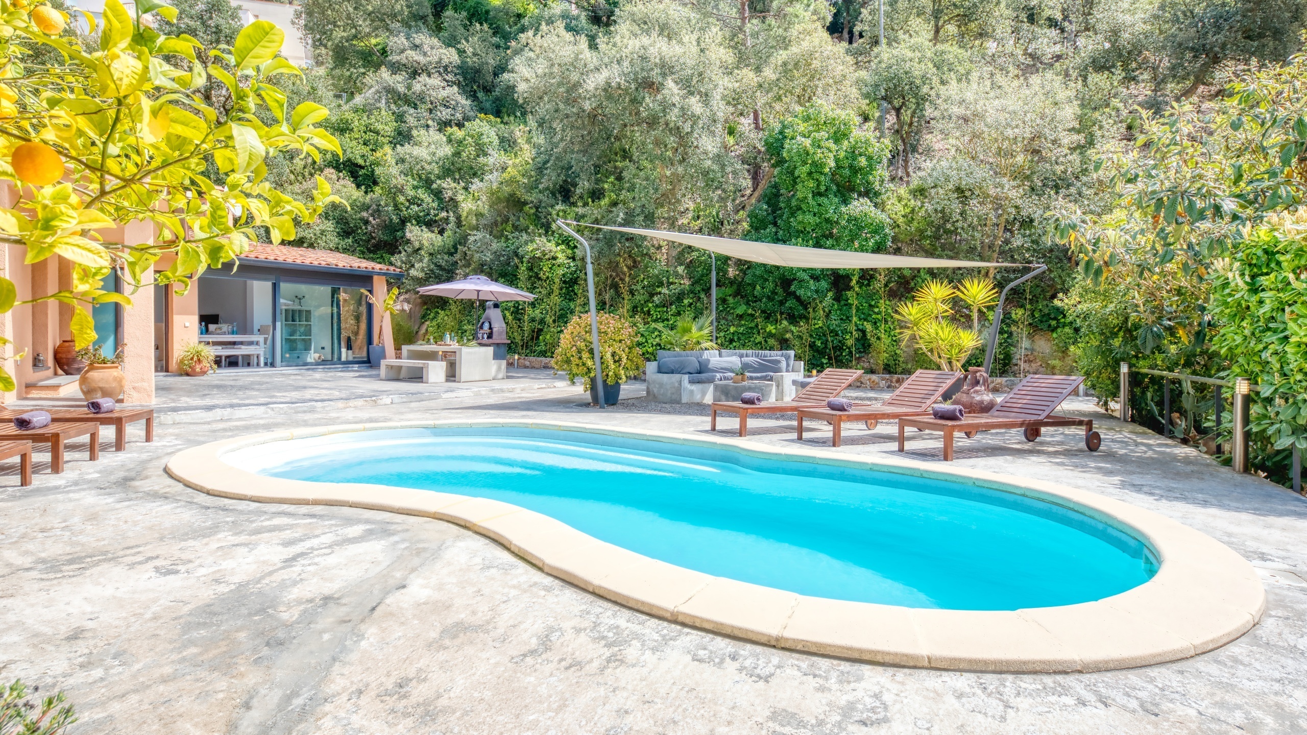 Vakantievilla's Costa Brava Spanje - Villa Olivia - Zwembad