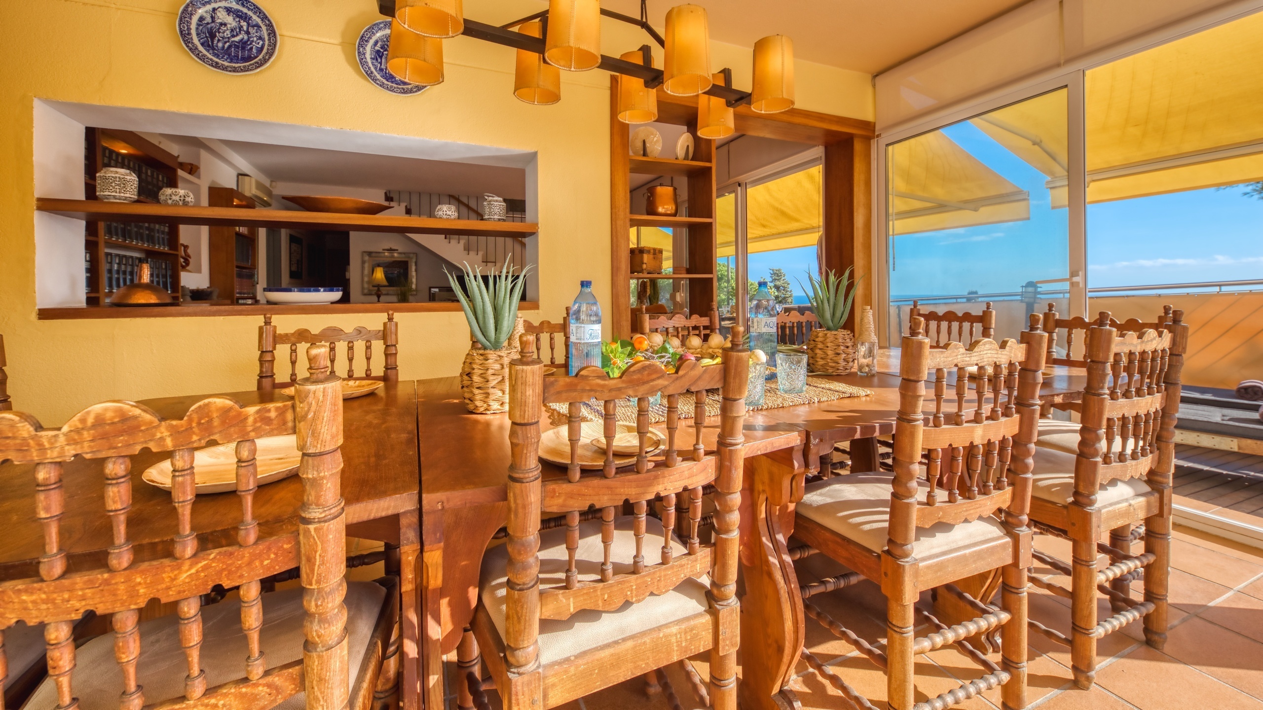 Vakantievilla's Costa Brava Spanje - Villa Santa Cristina - Eethoek
