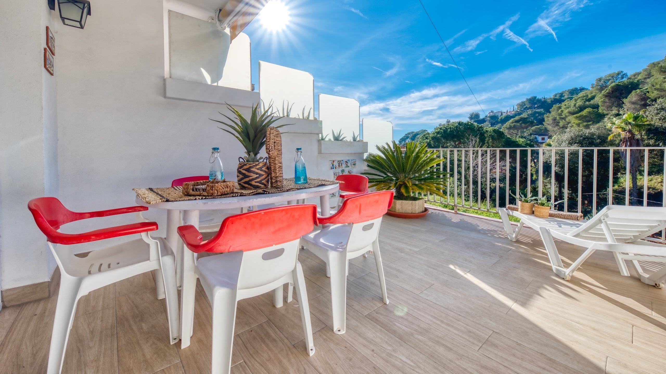 Vakantievilla's Costa Brava Spanje - Villa Blanca - Terras