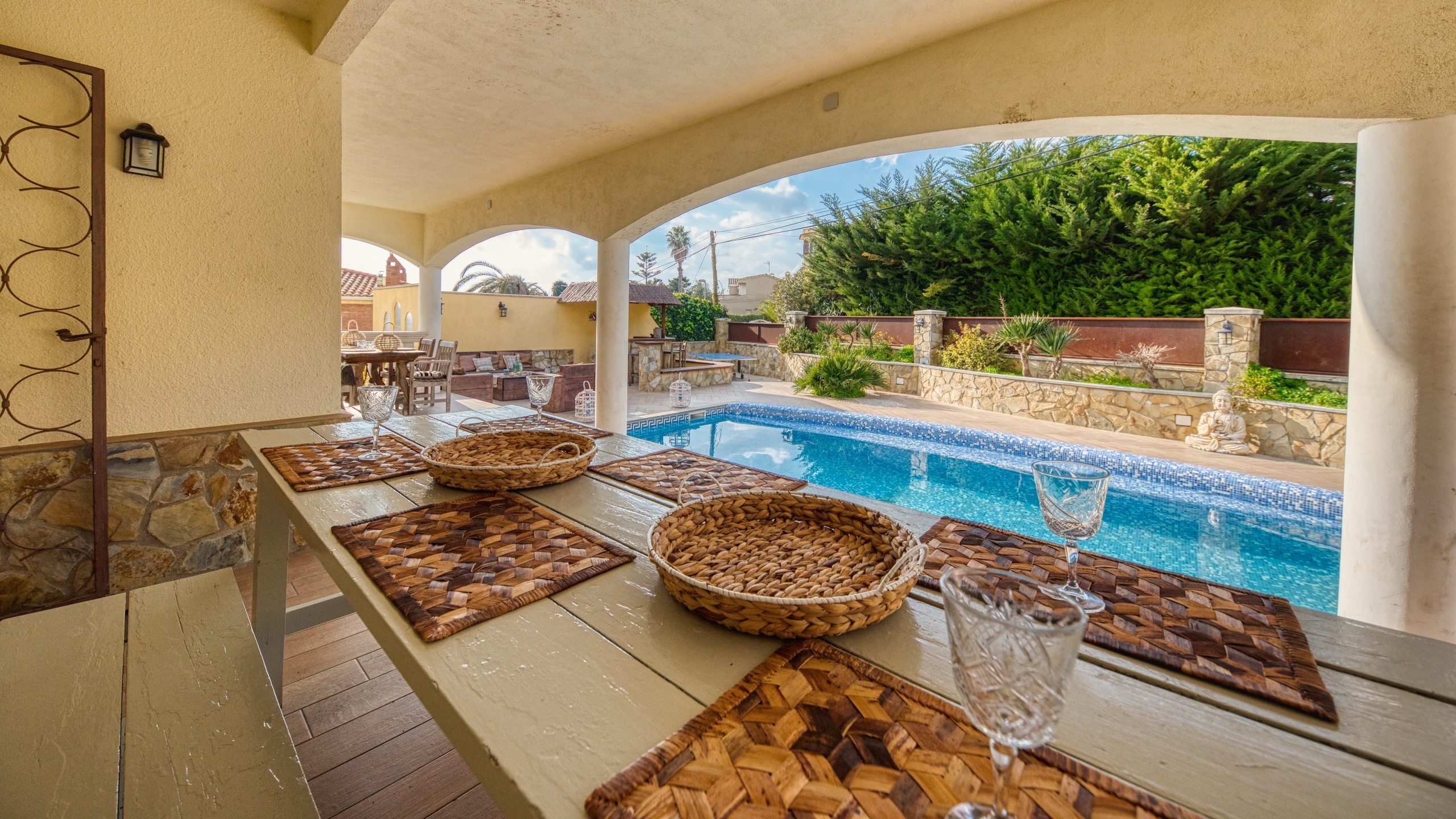 Vakantievilla's Costa Brava Spanje - Villa Madonna - Eethoek