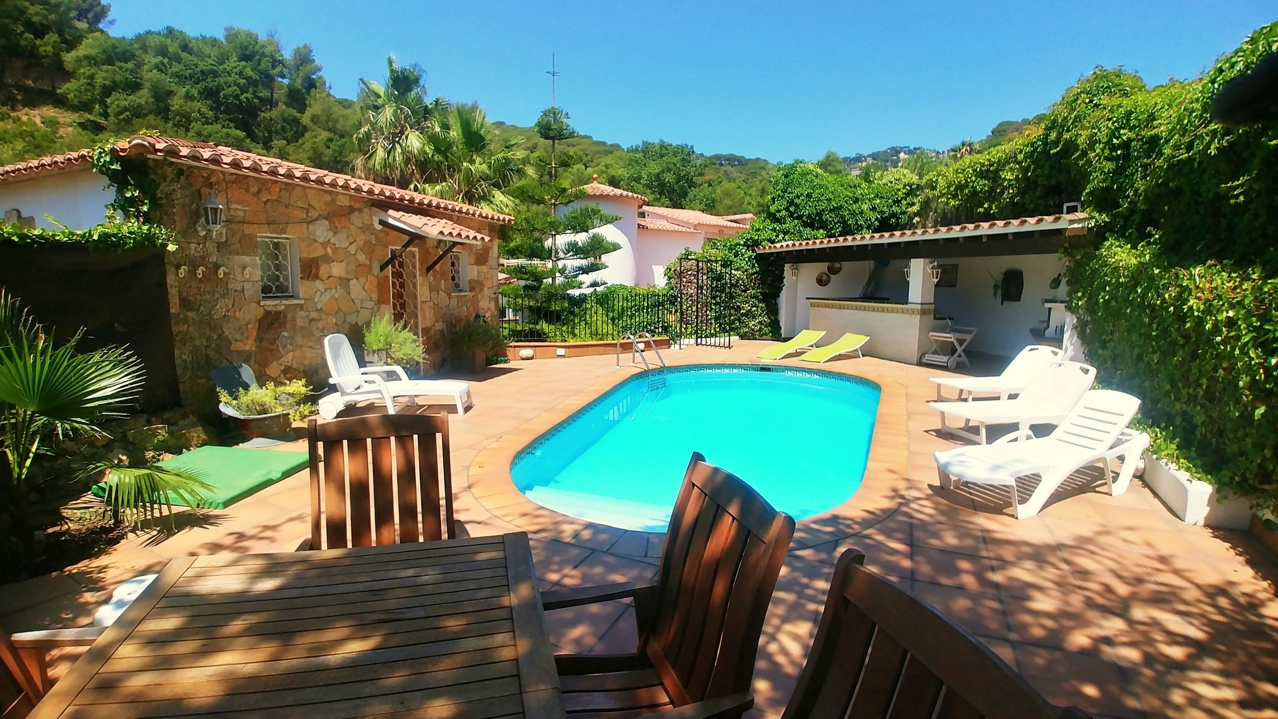 Vakantievilla's Costa Brava Spanje - Villa Old-Palmera - Zwembad