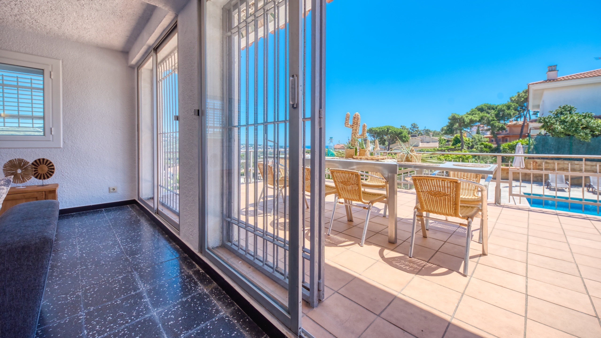 Vakantievilla's Costa Brava Spanje - Villa Abigail - Eethoek