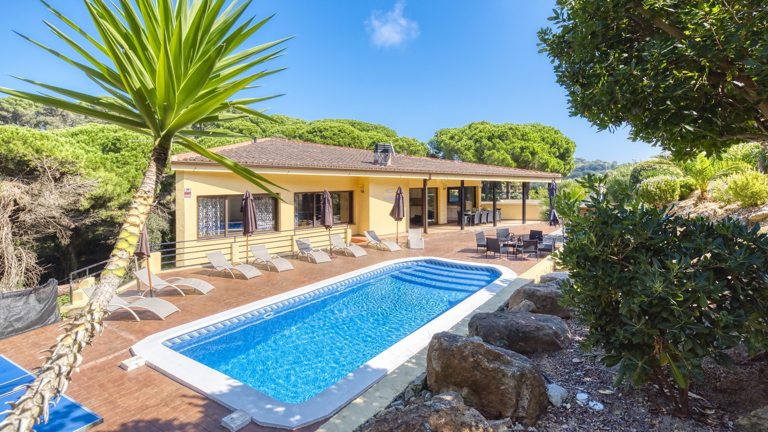 Vakantievilla's Costa Brava Spanje - Villa Anastasia - Zwembad