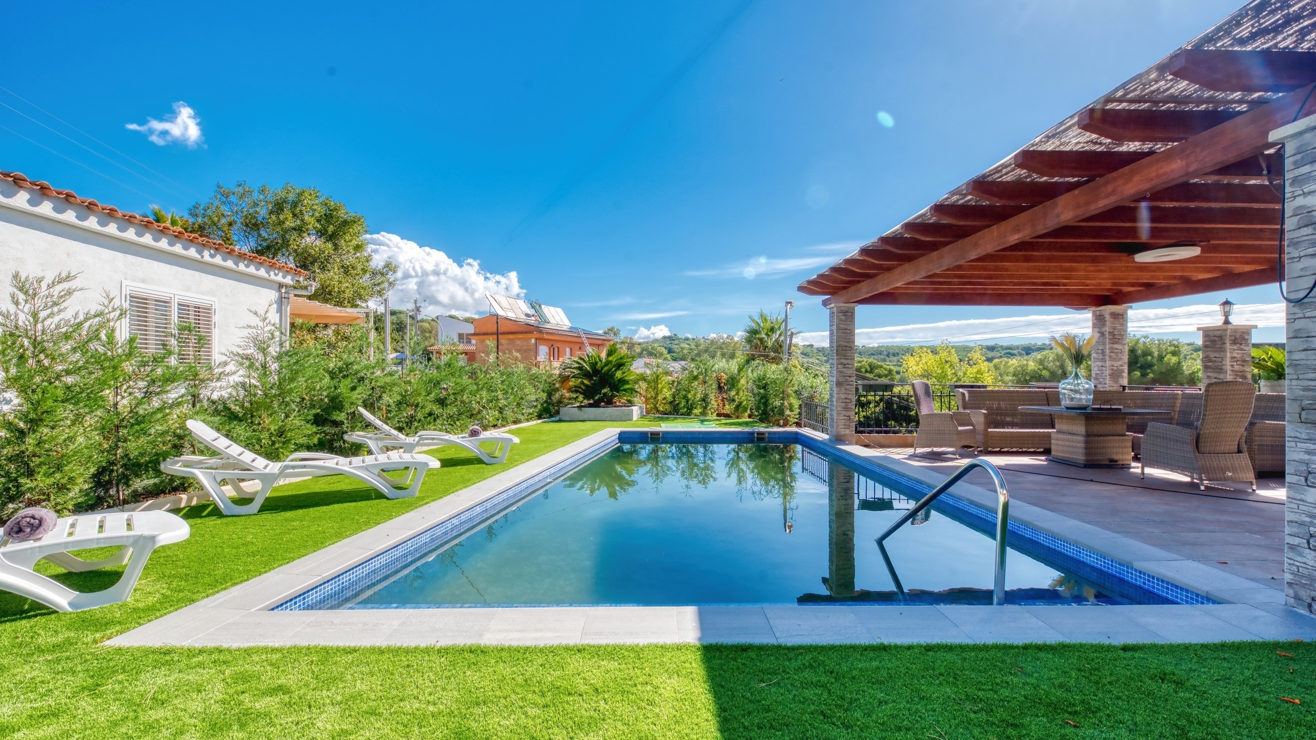 Vakantievilla's Costa Brava Spanje - Villa Palmera - Zwembad