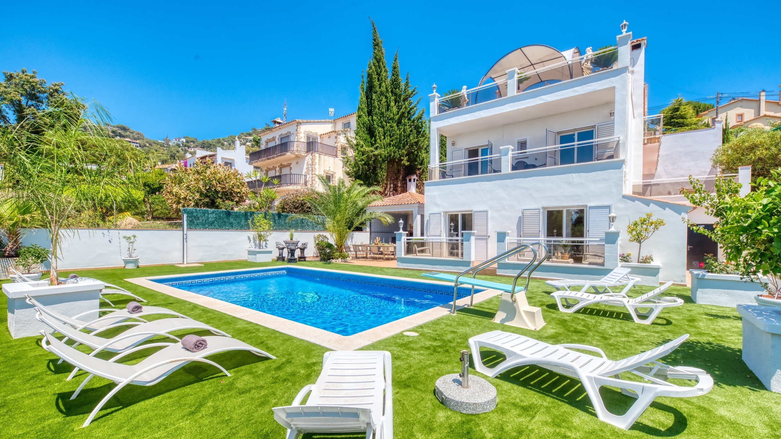 Vakantievilla's - Costa Brava - Spanje - Villa Maribel - Ligbedden