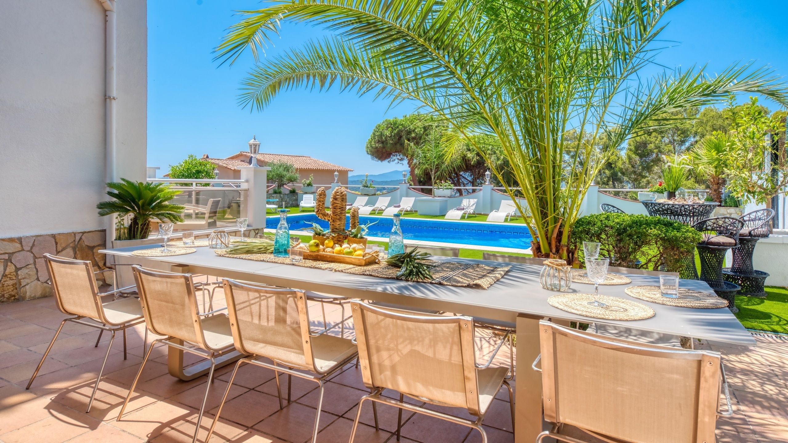 Vakantievilla's Costa Brava Spanje - Villa Maribel - Eethoek