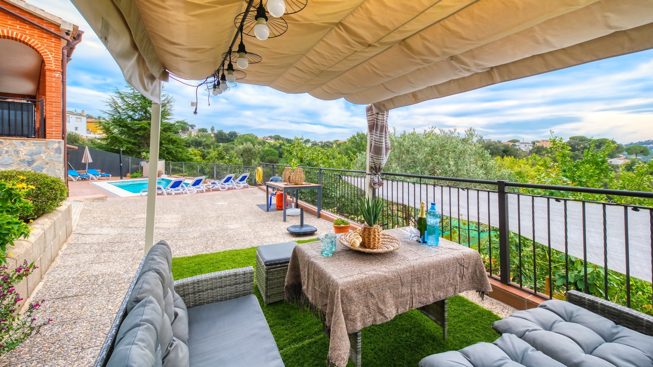 Vakantievilla's Costa Brava Spanje - Villa Verger - Zithoek