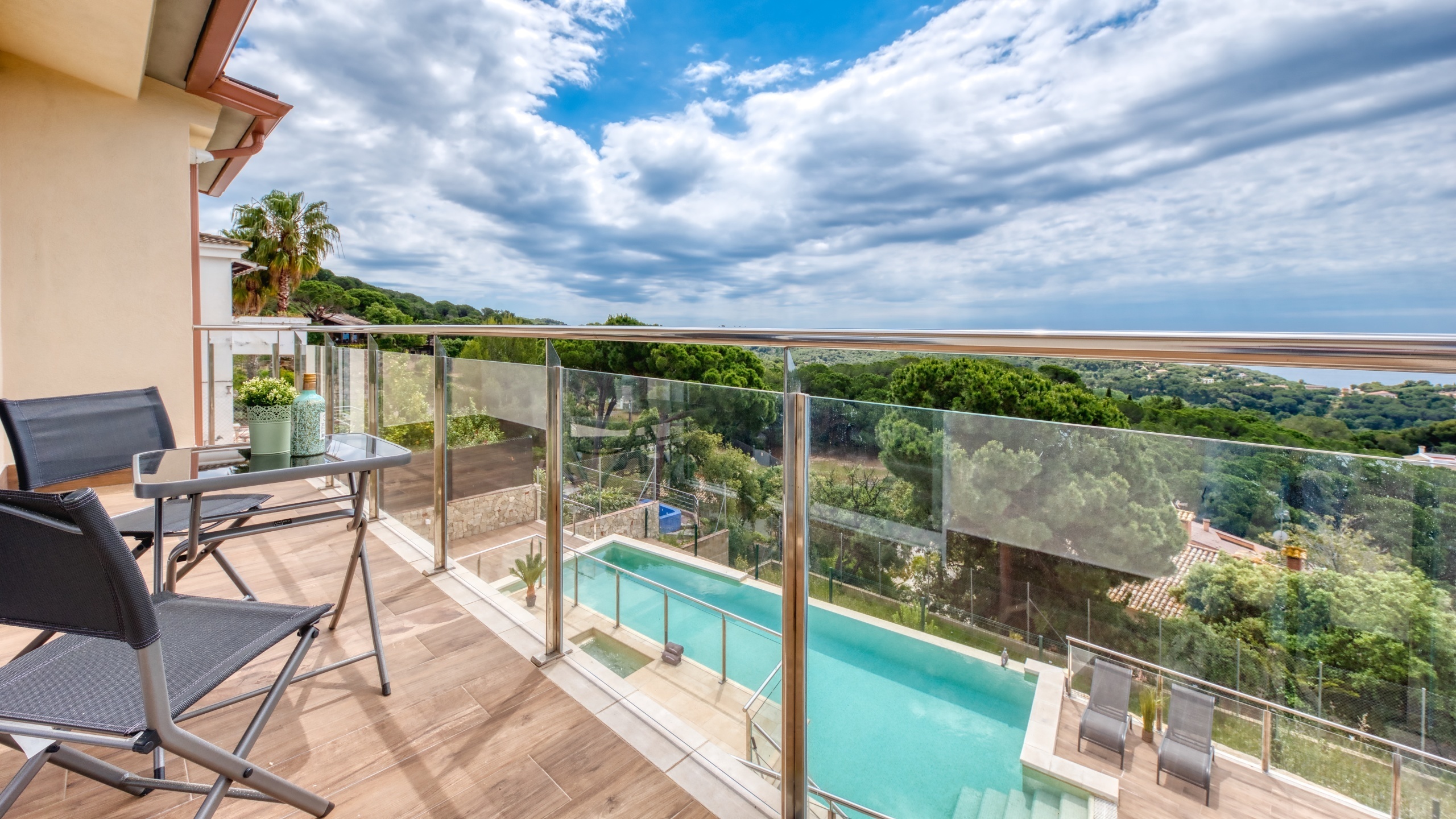 Vakantievilla's Costa Brava Spanje - Villa BellaVista - Terras