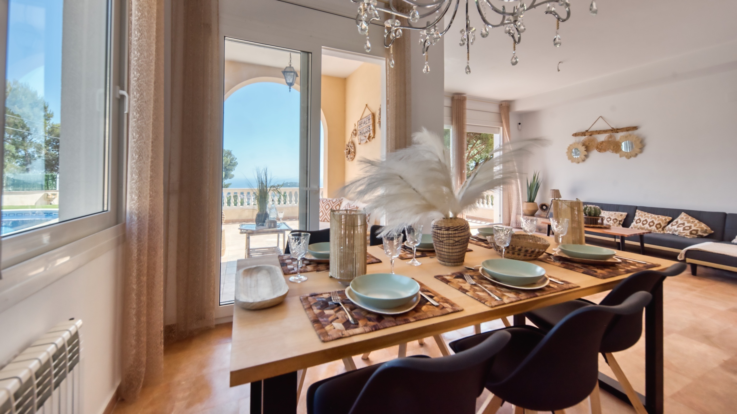 Vakantievilla's Costa Brava Spanje - Villa Ibiza - Eethoek
