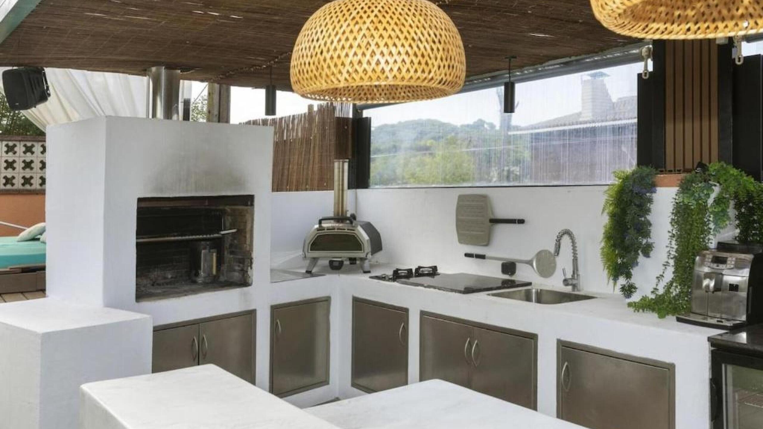 Vakantievilla's Costa Brava Spanje - Villa Soleia - BBQ gebied